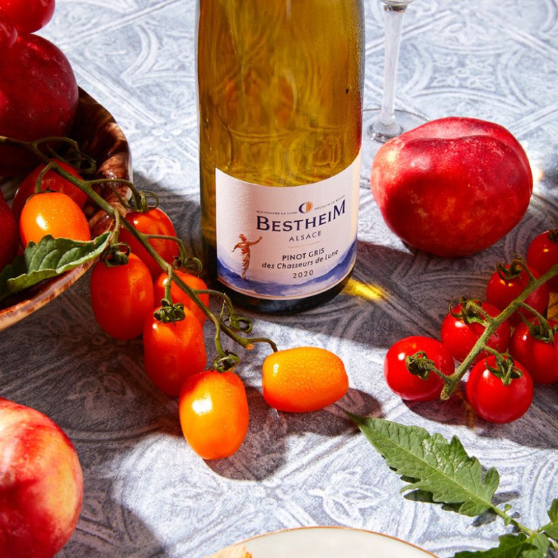 Pinot Gris Chasseurs de Lune: a round and fruity wine