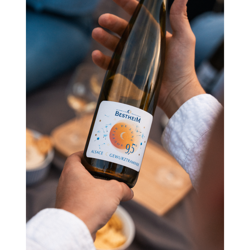 Gewurztraminer Souffle de Lune :  une version plus légère et rafraîchissante.