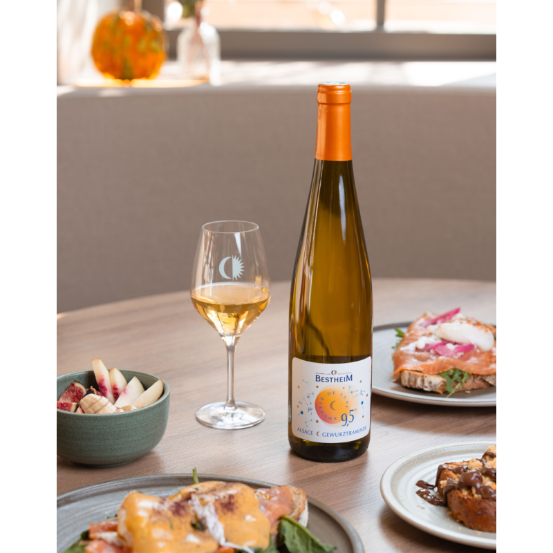 Gewurztraminer Souffle de Lune :  une version plus légère et rafraîchissante.