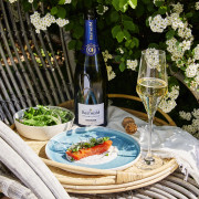 Gravlax de truite au bibeleskaes & Crémant Extra Brut