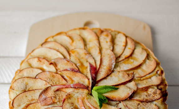Tarte aux pommes
							        