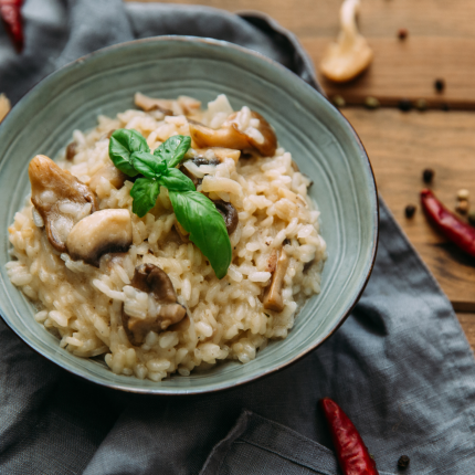 Risotto aux champignons
                